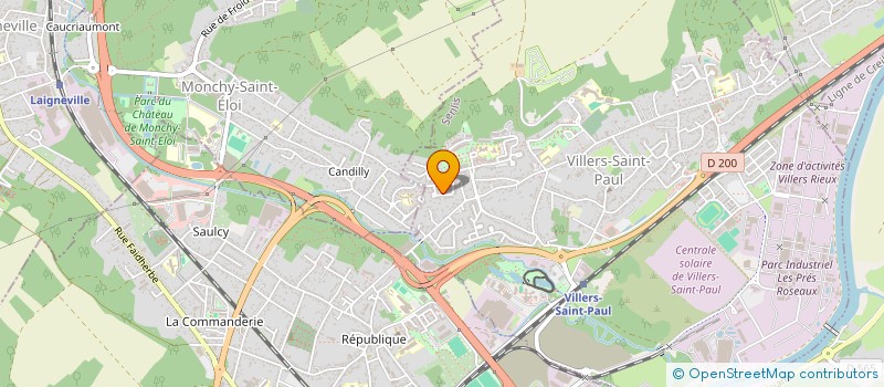 localisation de l'entreprise MADAME RABIA BADREDDINE à VILLERS-SAINT-PAUL