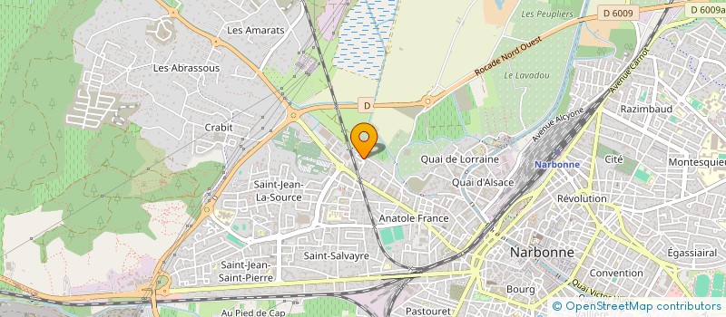 localisation de l'entreprise MADAME RABIA BELLAR à NARBONNE