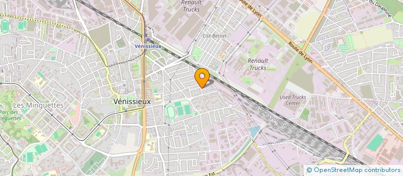 localisation de l'entreprise MADAME RABIA BOUYERMANI  VENISSIEUX