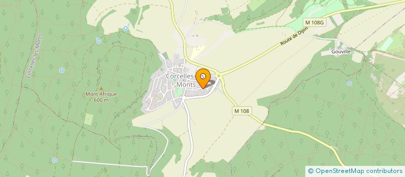 localisation de l'entreprise MADAME RABIA BOUZALIM  CORCELLES-LES-MONTS