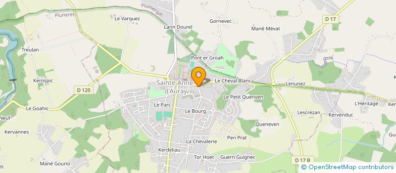 localisation de l'entreprise MADAME RABIA BROUILLON  SAINTE-ANNE-D'AURAY