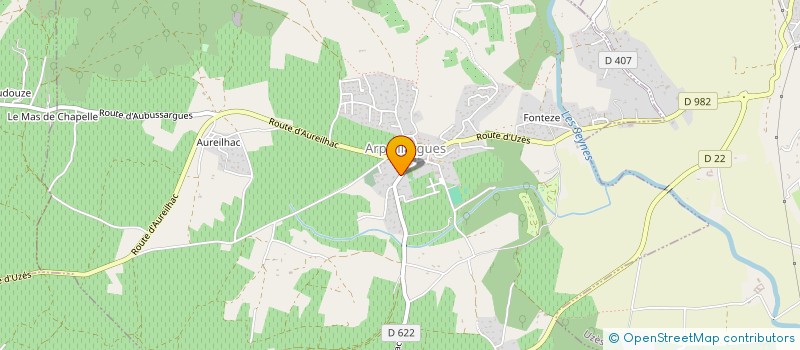 localisation de l'entreprise MADAME RABIA CHAREF  ARPAILLARGUES-ET-AUREILLAC