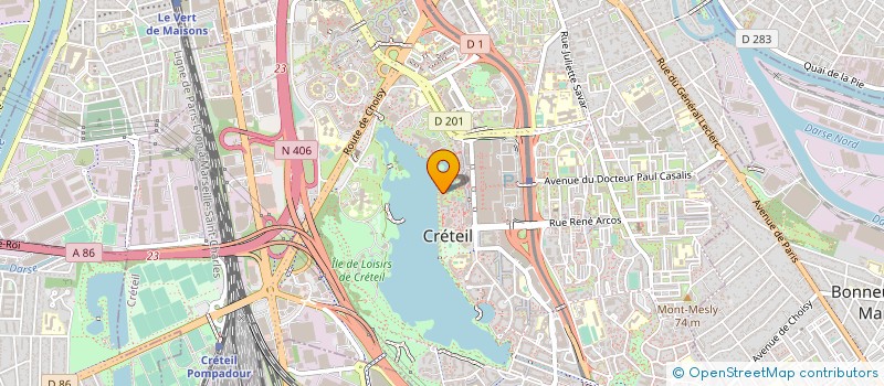 localisation de l'entreprise MADAME RABIA CHARIFI à CRETEIL