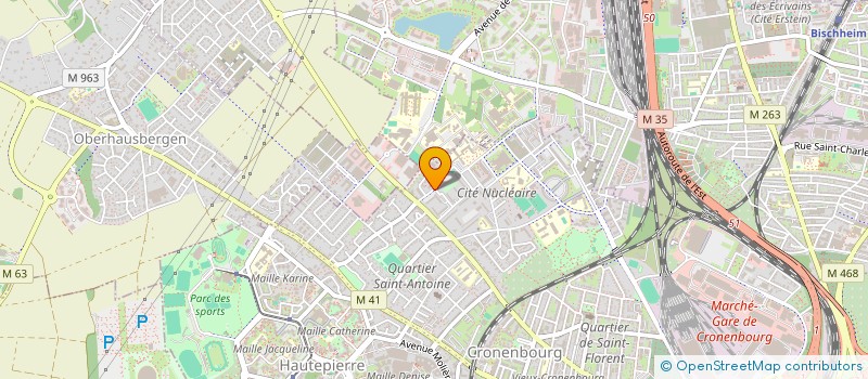 localisation de l'entreprise MADAME RABIA MERMER à STRASBOURG