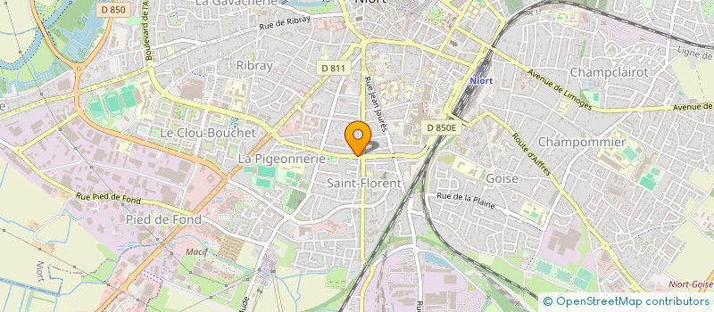 localisation de l'entreprise MADAME RABIA NAZLANI  NIORT