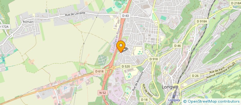 localisation de l'entreprise MADAME RABIA OUAHROUY à LONGWY