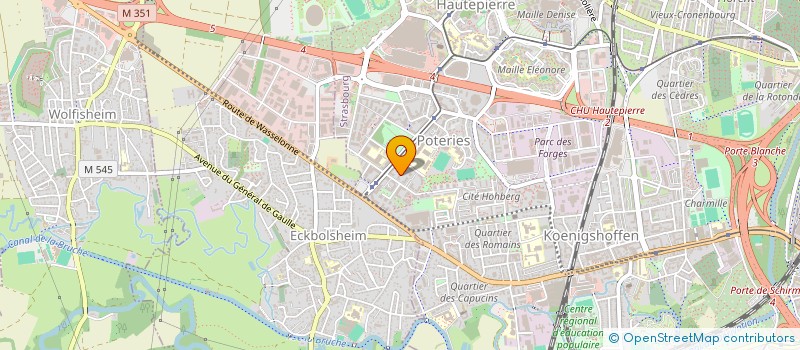 localisation de l'entreprise MADAME RABIA OUSTADI à STRASBOURG