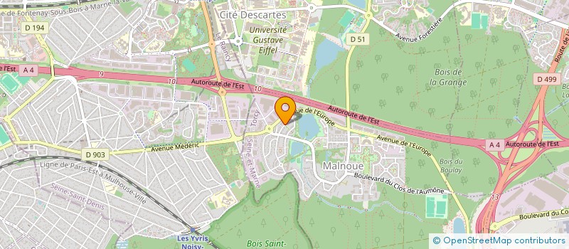 localisation de l'entreprise MADAME RABIA RAMDANI  EMERAINVILLE