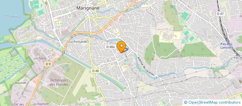 localisation de l'entreprise MADAME RABIA TAMRABET  GARDANNE