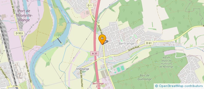 localisation de l'entreprise MADAME RABIA TOULARHMINE  BERTRANGE