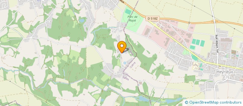 localisation de l'entreprise MADAME RABIA YAHYAOUI  SAINT-PIERRE-DE-CHANDIEU