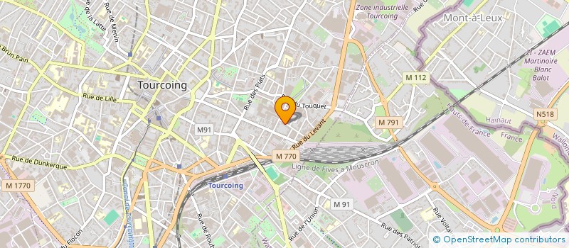 localisation de l'entreprise MADAME RABIA ZAIDI à TOURCOING