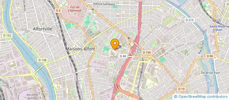 localisation de l'entreprise MADAME RABIAA CHOUKRI  MAISONS-ALFORT