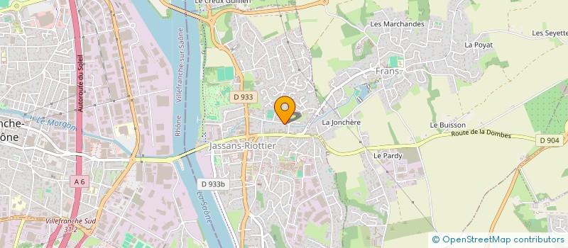 localisation de l'entreprise MADAME RABIAA DEGHACHE  JASSANS-RIOTTIER