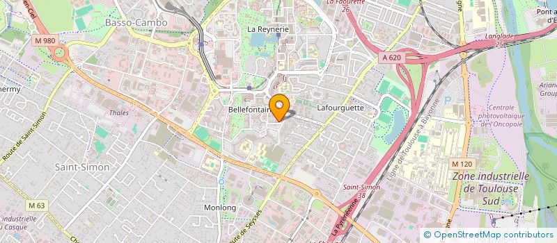 localisation de l'entreprise MADAME RABIHA ALLAOUI  TOULOUSE