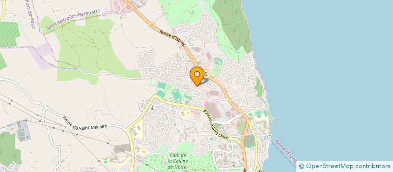 localisation de l'entreprise MADAME RABIHA AOUAR à MARTIGUES