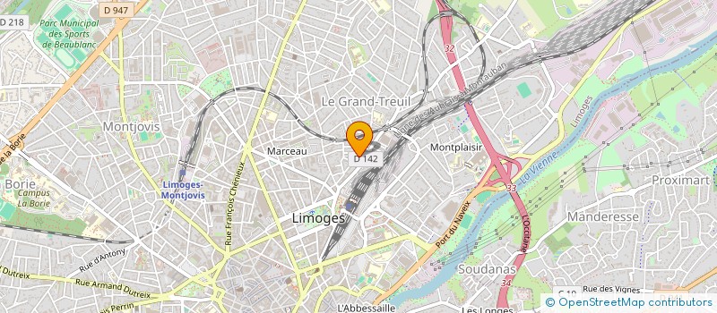 localisation de l'entreprise MADAME RABIJA MUSTAFI à LIMOGES