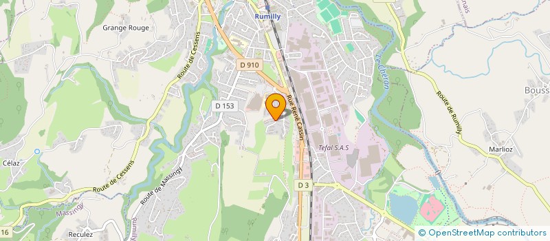 localisation de l'entreprise MADAME RABIRA SALHI  RUMILLY