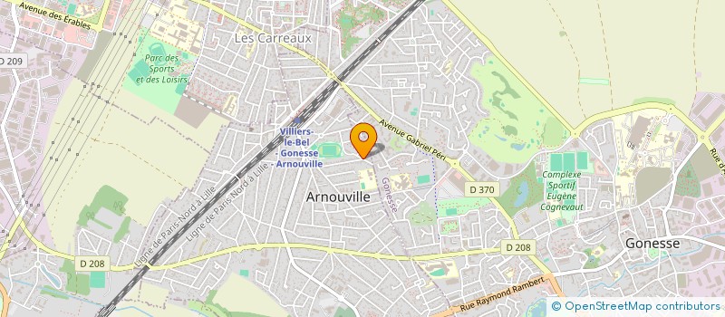 localisation de l'entreprise MADAME RABIYATHUN GOULAMOUGAIDINE  ARNOUVILLE