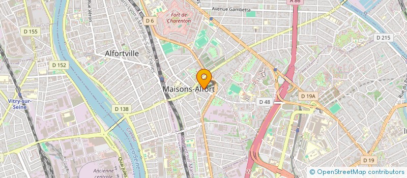 localisation de l'entreprise MADAME RACHA ABBES  MAISONS-ALFORT