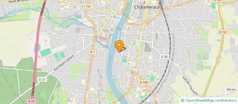 localisation de l'entreprise MADAME RACHA HAMRERAS  CHATELLERAULT