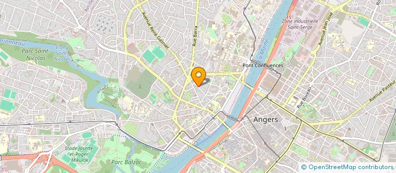 localisation de l'entreprise MADAME RACHA HAMZI à ANGERS