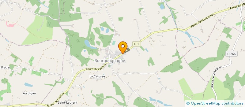 localisation de l'entreprise MADAME RACHAEL BULLIVANT  BOURGOUGNAGUE