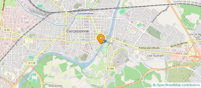 localisation de l'entreprise MADAME RACHAEL CALVERT  CARCASSONNE