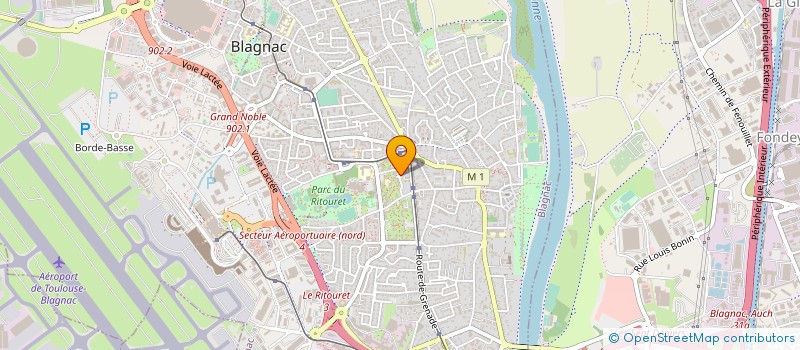 localisation de l'entreprise MADAME RACHAEL HAMPTON  BLAGNAC