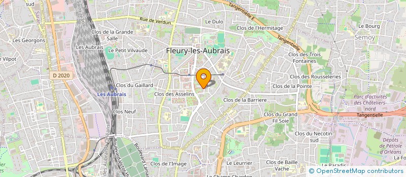 localisation de l'entreprise MADAME RACHAEL RAGOO à FLEURY-LES-AUBRAIS