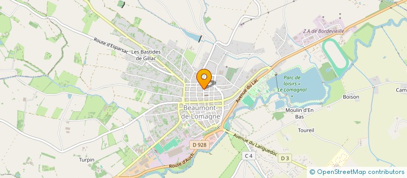 localisation de l'entreprise MADAME RACHAEL STRANGE  BEAUMONT-DE-LOMAGNE