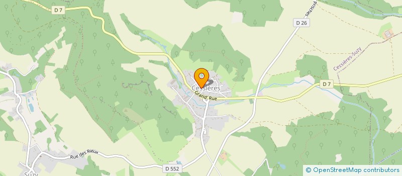 localisation de l'entreprise MADAME RACHEL ABRAHAM  CESSIERES-SUZY