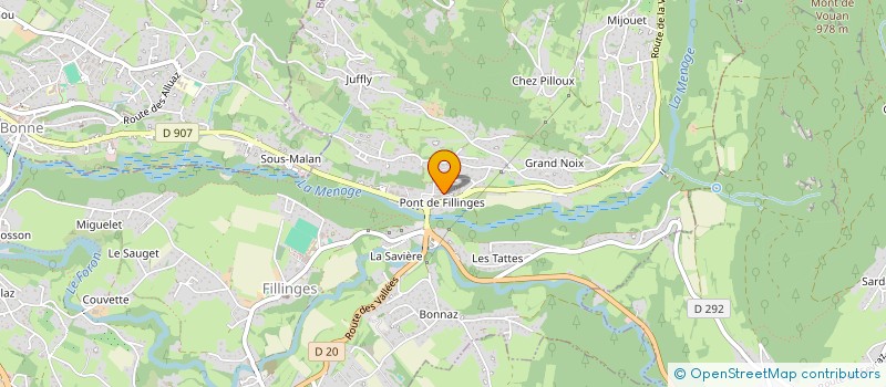 localisation de l'entreprise MADAME RACHEL ALLAMAND  FILLINGES