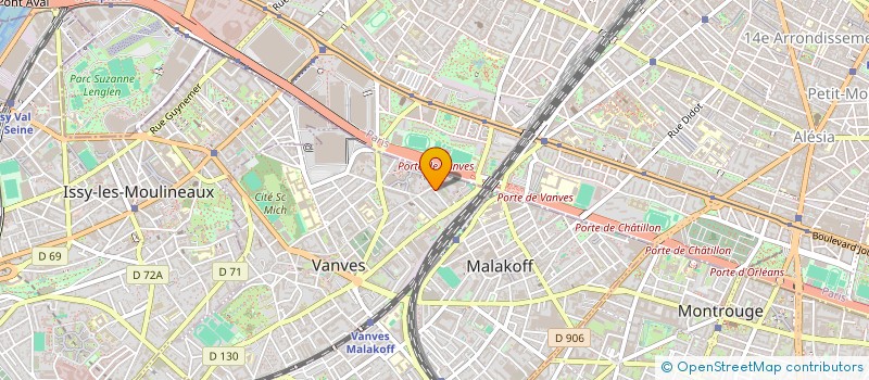 localisation de l'entreprise MADAME RACHEL ATAYI  VANVES