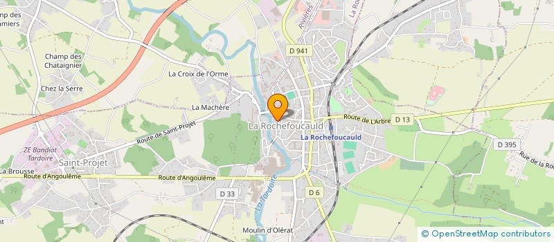 localisation de l'entreprise MADAME RACHEL AUDREY HINA VAILLANT à LA ROCHEFOUCAULD-EN-ANGOUMOIS