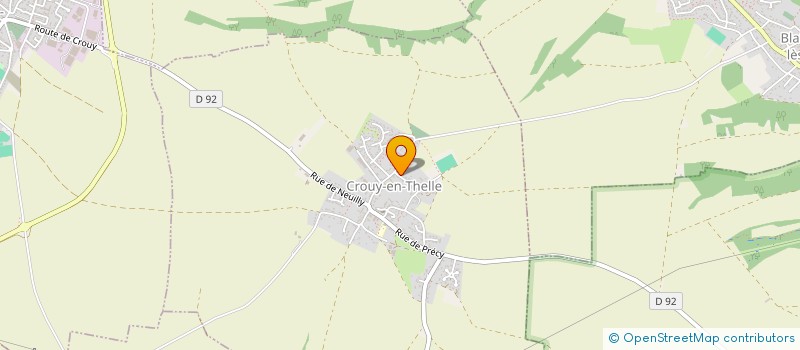 localisation de l'entreprise MADAME RACHEL AVRIL  CROUY-EN-THELLE