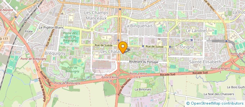 localisation de l'entreprise MADAME RACHEL AYLEY  RENNES