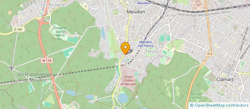 localisation de l'entreprise MADAME RACHEL AZOULAY  MEUDON