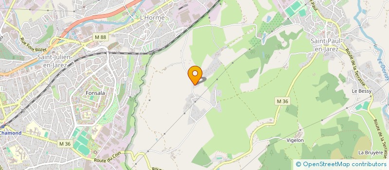 localisation de l'entreprise MADAME RACHEL BARRET  SAINT-PAUL-EN-JAREZ