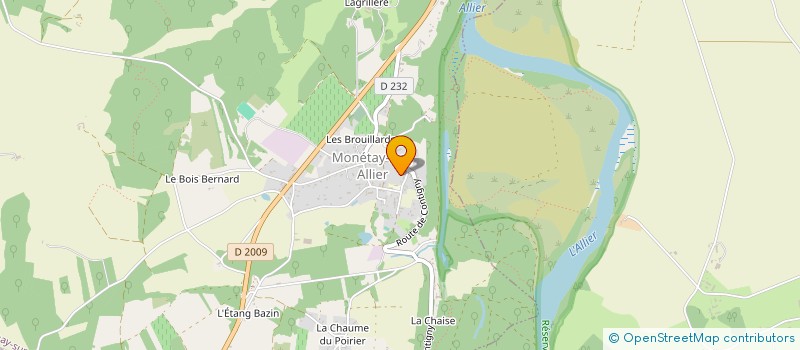 localisation de l'entreprise MADAME RACHEL BARZIC  MONETAY-SUR-ALLIER