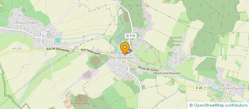 localisation de l'entreprise MADAME RACHEL BECKER  MERKWILLER-PECHELBRONN