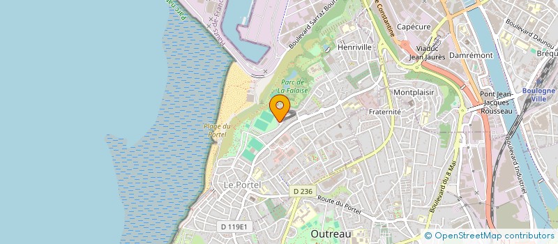 localisation de l'entreprise MADAME RACHEL BEDRANI  LE PORTEL