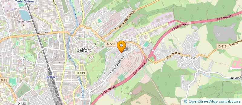 localisation de l'entreprise MADAME RACHEL BEGUE  BEAUREPAIRE