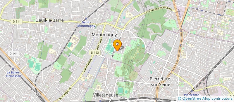 localisation de l'entreprise MADAME RACHEL BENSIMON  MONTMAGNY