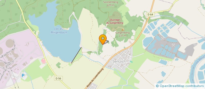 localisation de l'entreprise MADAME RACHEL BERNARD  CATTENOM