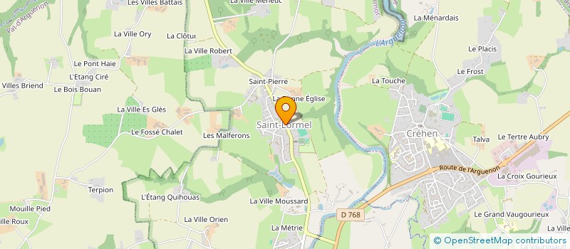 localisation de l'entreprise MADAME RACHEL BERTIN  CREHEN