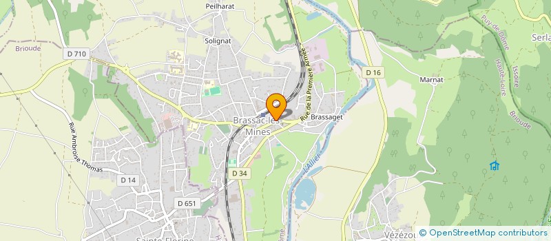 localisation de l'entreprise MADAME RACHEL BLANGEZ  VIC-LE-COMTE