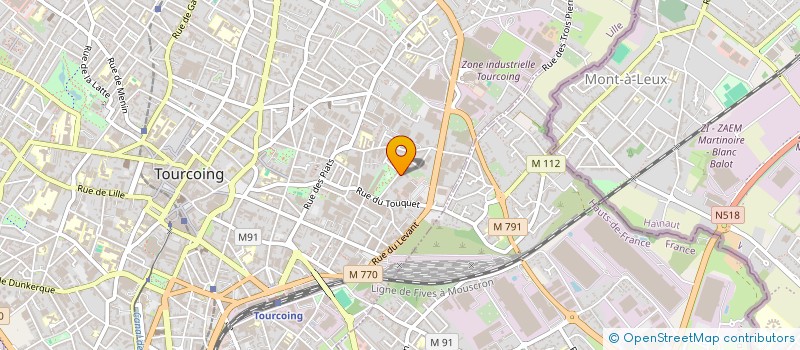 localisation de l'entreprise MADAME RACHEL BLASE  TOURCOING