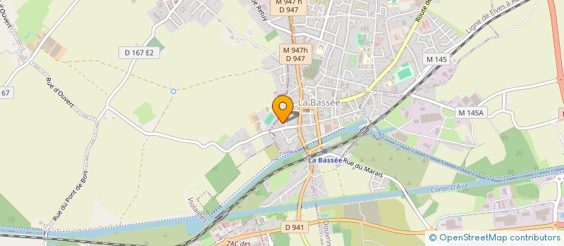 localisation de l'entreprise MADAME RACHEL BODELOT  LA BASSEE