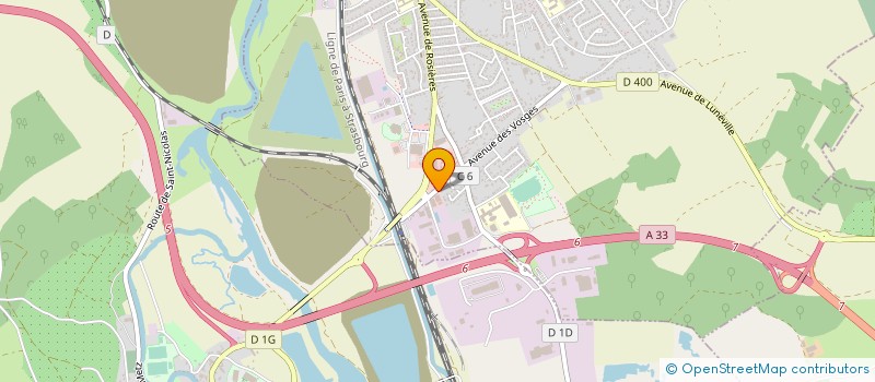 localisation de l'entreprise MADAME RACHEL BOHN  DOMBASLE-SUR-MEURTHE